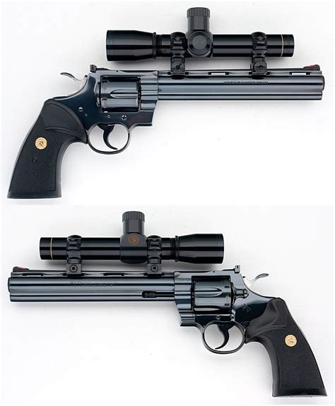 Colt Python Hunter Cased Set 357 Mag 8 Inch Revolver Wscope Mint