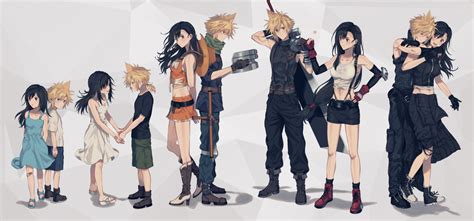 Cloud And Tifa Lifetime By 234 Finalfantasy