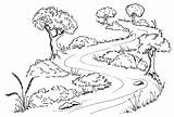 River Trees Wetlands Waterways Drawing Winding Along Planting Illustration Banks Water Plants Restoring Below Transparent Shallow Plant Flow Community sketch template