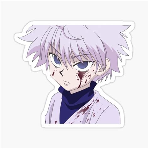 Killua Zoldyck Sticker Cute Stickers Anime Stickers Kawaii Stickers