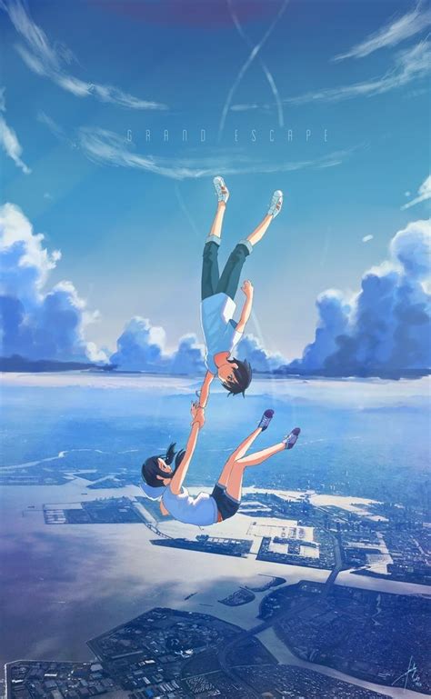 Grand Escape By Utachy Fluffy Anime Vk Film Anime Sky Anime