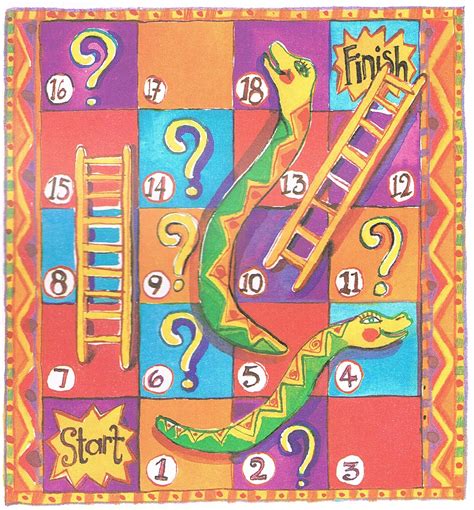 Sometimes sold as chutes and ladders in the united states, and originally snakes and arrows in india, the game has. English World by sandra luna: Snakes and Ladders Game