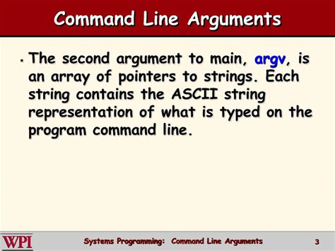 Ppt Command Line Arguments Powerpoint Presentation Free Download