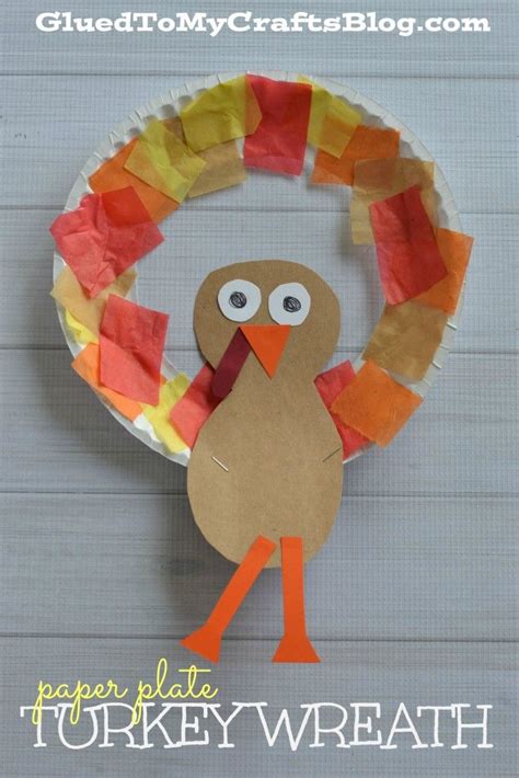 Turkey Kid Crafts Roundup Thanksgiving Preschool