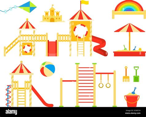 School Playground Cut Out Stock Images And Pictures Alamy