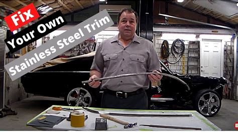 How To Repairing Stainless Steel Trim Repair Dings And Dents Sand