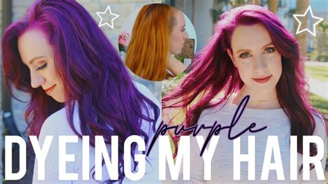 I Dyed My Hair Purple No Bleach 💜 Arctic Fox Youtube