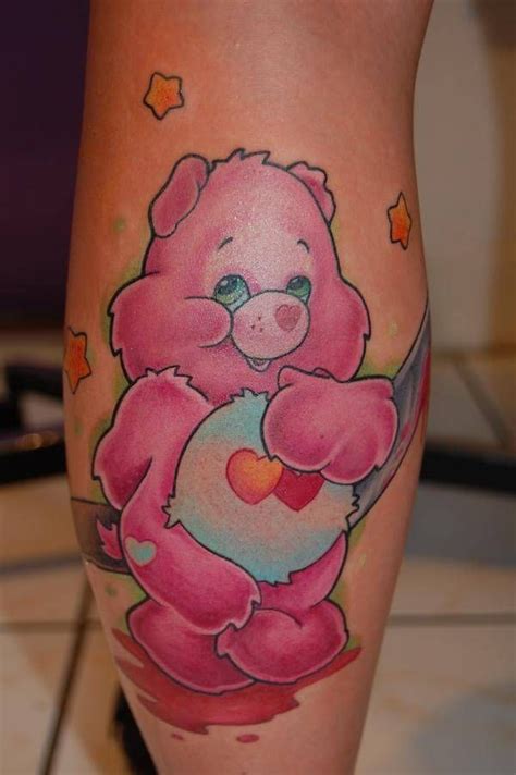 16 Amazing Care Bear Tattoo Designs And Ideas Petpress Care Bear