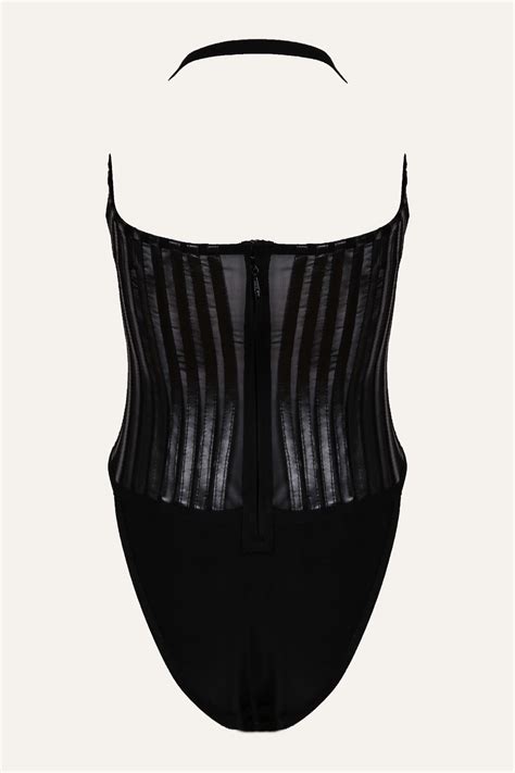 New Fashion Sexy Black Strapless Bodycon Swimsuit Bikinis For Women