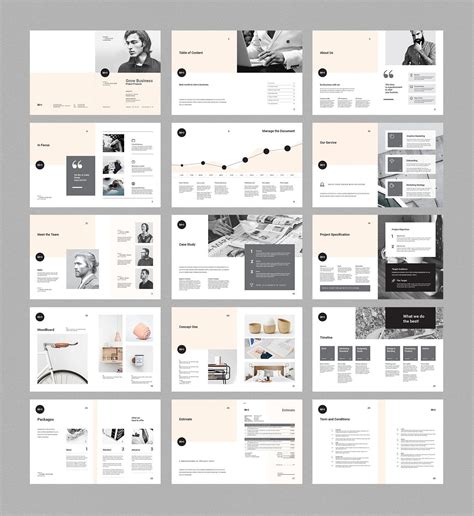 Project Proposal By Boxkayu On Creativemarket Page Layout Design