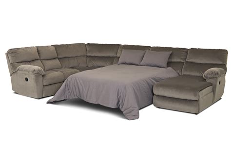Odessa Full Size Reclining Sleeper Sectional Sofas And Sectionals