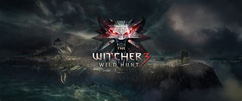 2560x1080 The Witcher 3 Wild Hunt Logo 2560x1080 Resolution Wallpaper