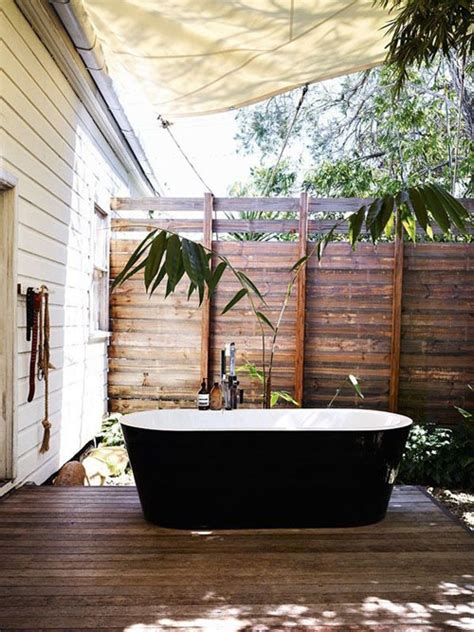 Outdoor Bathing Bliss The Style Files