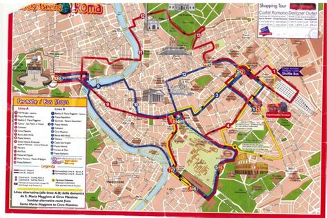 Rome City Map Rome Tourist Tourist Attractions In Rome Rome City Map