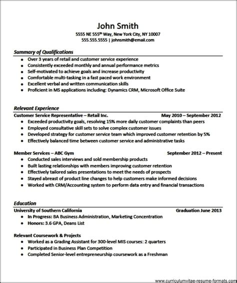 A resume is not just a document that chronicles your work experience, educational history, skill sets and accomplishments. Sample resume format for experienced it professionals