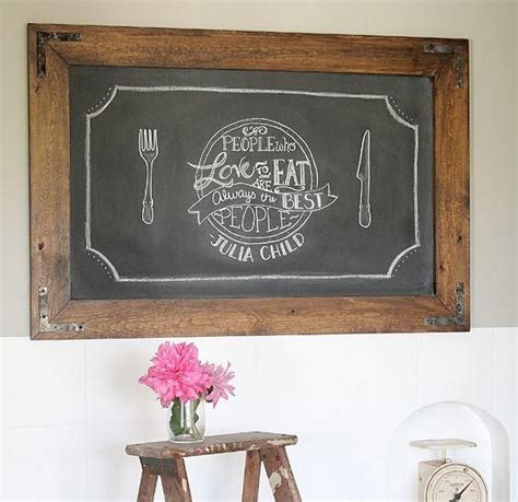 Country Chic Chalkboard Project With Images Chalkboard Projects