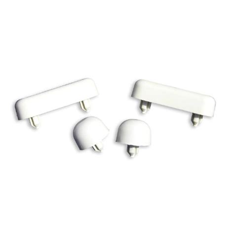Lasco 02 3241 White Rubber Toilet Seat Replacement Bumpers With Screws