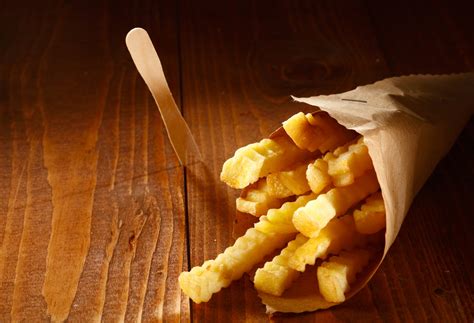 If you somehow managed to cut fries so that they were a capsule, like a tiny hot dog shape made of potato, they wouldn't have edges at all, and would lack that contrast. Everything you ever wanted to know about ... French fries ...