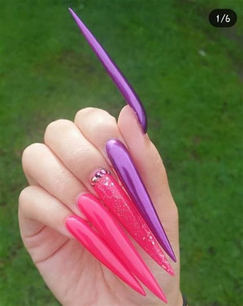 New Nail Trend Extra Long Nails The Glossychic