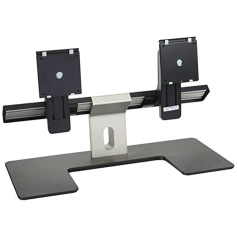Dell Mds14 Dual Monitor Stand Adjust Height Tilt And Swivel Black