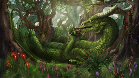 Magic Forest Magic Forest Forest Fantasy Creatures