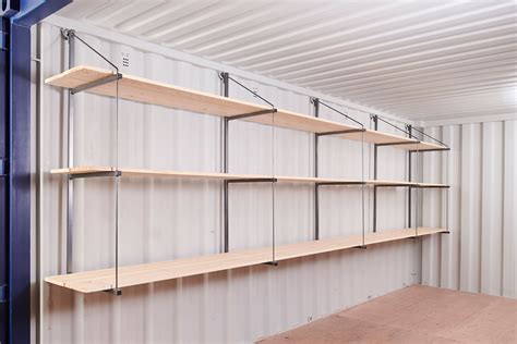 40ft Container Shelving Kit Thee Tier Fast Fit Portable Space