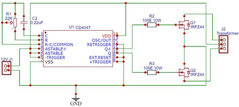 Best 12v To 220v Inverter Circuit Wiring Draw And Schematic