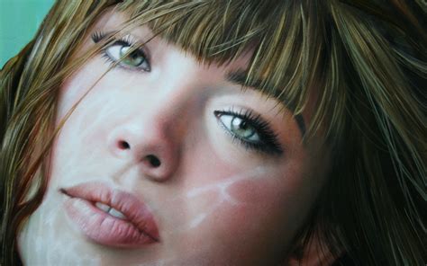 Wallpaper Women Face Eyes Lips Christiane Vleugels 2560x1600