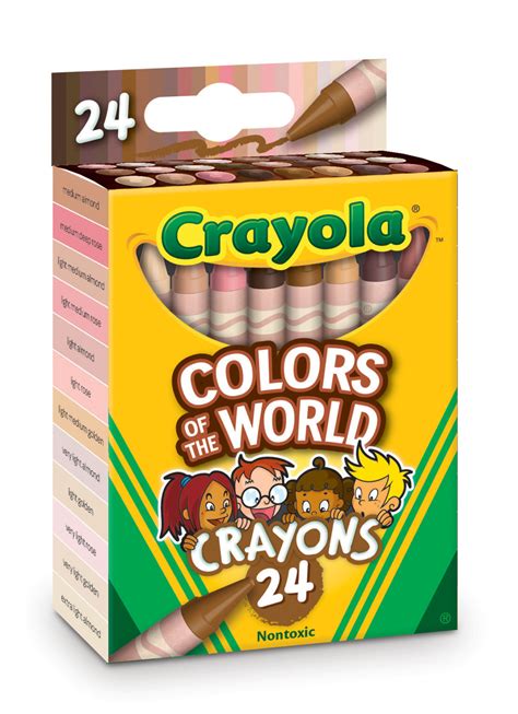 Crayola Introduces Colors Of The World Crayons With 24 Gorgeous Skin