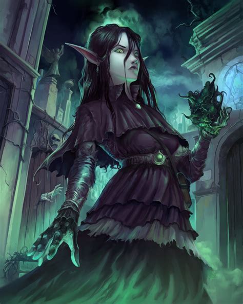 Elf Necromancer By Cyangorilla On Newgrounds In 2020 Necromancer