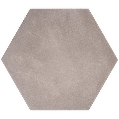 A Delicate Gray Harmonizes On The Eclipse Sand 8 In Hex Tile This 8