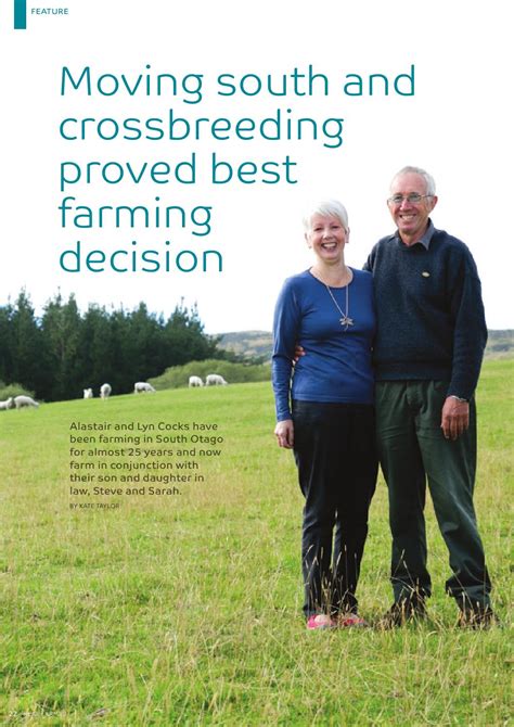 Real Farmer April 2015 Moving South And Crossbreeding Proved Best