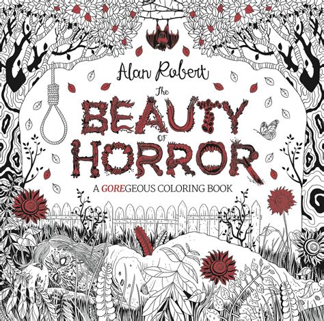The Beauty Of Horror Coloring Book Cover