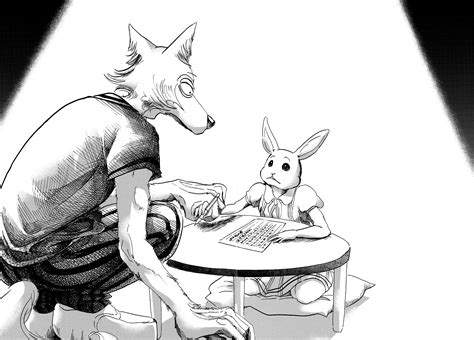 Beastars Vol 5 Ch 38 White Fur On A Piece Of Lined Paper Mangadex
