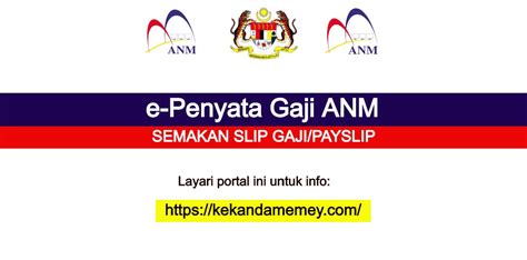 Emaklum jabatan akauntan negara malaysia. ePenyata Gaji ANM :SEMAKAN SLIP GAJI/PAYSLIP | KekandaMemey