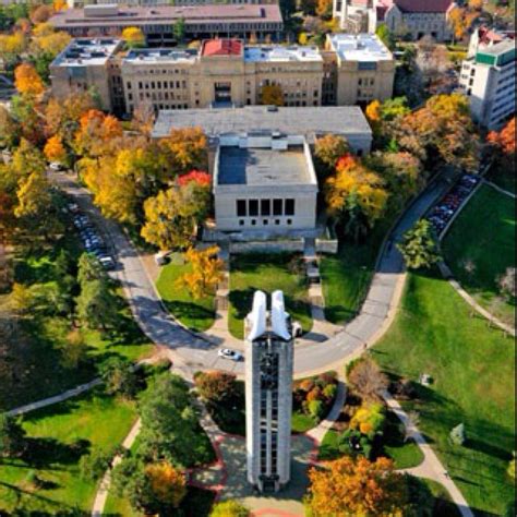 Gorgeous Campus University Of Kansas Lawrence Kansas Campanile And