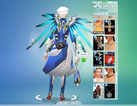 Overwatch Characters The Sims 4 Mercy Cosplay Sims4 Clove Share