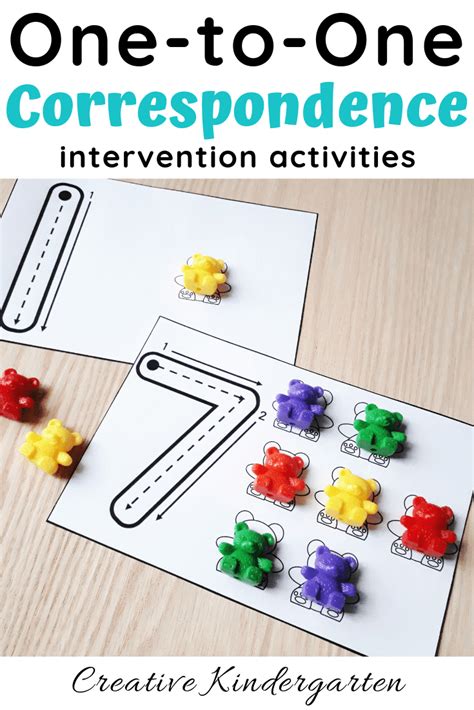 One To One Correspondence Intervention Activities For Kindergarten