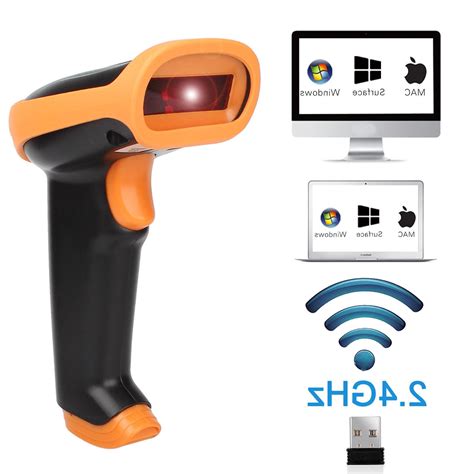 Wireless Barcode Scanner Portable 24ghz Wireless And Usb20