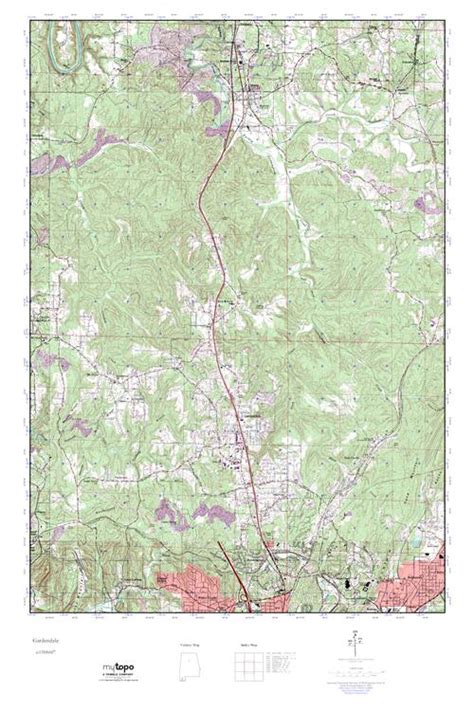 Mytopo Gardendale Alabama Usgs Quad Topo Map