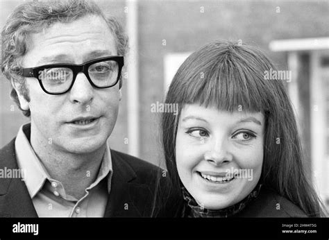 Actor Michael Caine With Actress Anna Calder Marshall The Female Lead