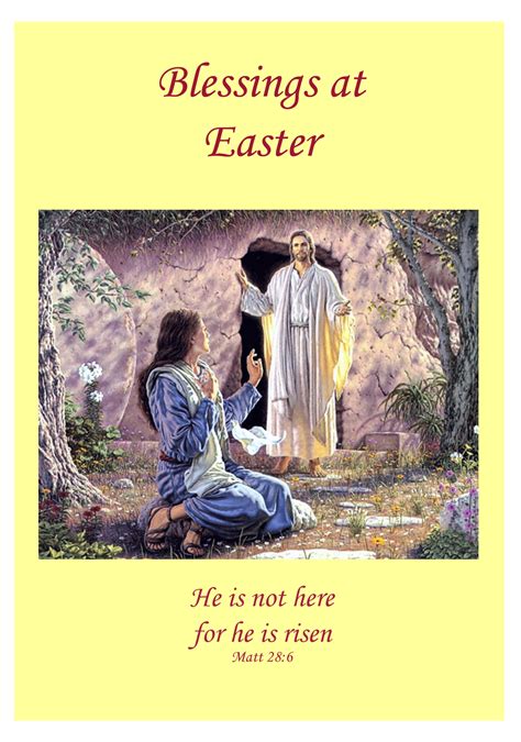 Easter Religious Cards Ea79 Pack Of 25 4 Designs