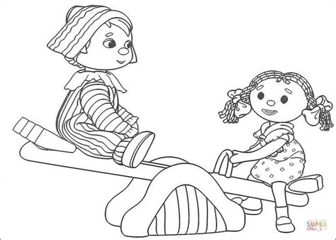 52 andy pandy printable coloring pages for kids. Andy Pandy and Looby Loo coloring page | Free Printable ...