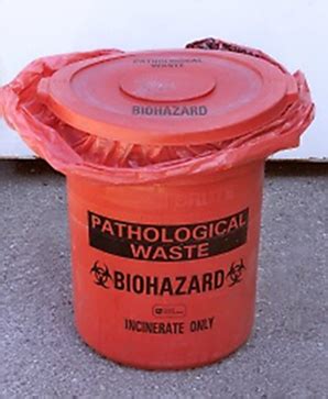 Biohazardous Waste Categories Biosafety Program