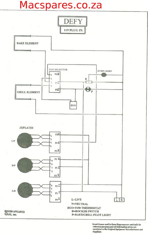Electric Oven Wiring Diagram