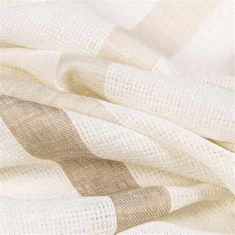 Designer Curtain Fabric Linen Blend Ivory Natural Wide Etsy