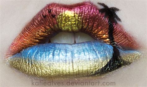 Summer Beach Lips By Katiealves Lip Art Lipstick Art