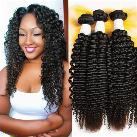 100 Brazilian Kinky Curly Hair Bundles 16 Inches Hairple