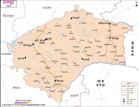 Raichur District Map