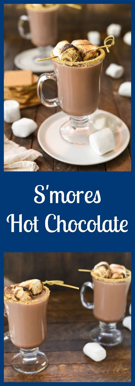 Smores Hot Chocolate Recipe Smores Hot Chocolate Yummy Drinks Christmas Food
